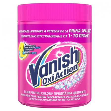 House Cleaning - Pudra pentru Indepartarea Petelor Vanish Oxi Pink Pudra 423 g