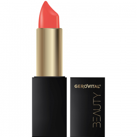 Ruj Cremos Gerovital Beauty cu Acid Hialuronic, 05 rosu corai, 4 ml