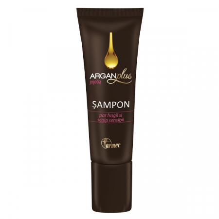 Ingrijirea parului & Hair styling - Sampon cu argan si jojoba - ARGAN PLUS 40 ml, Farmec