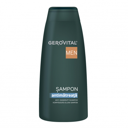 Ingrijirea parului & Hair styling - Sampon Gerovital Men antimatreata, 400 ml