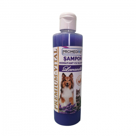 Igiena si ingrijire pisici - Sampon PREMIUM-VITAL caine si pisica cu lavanda, 280 ml