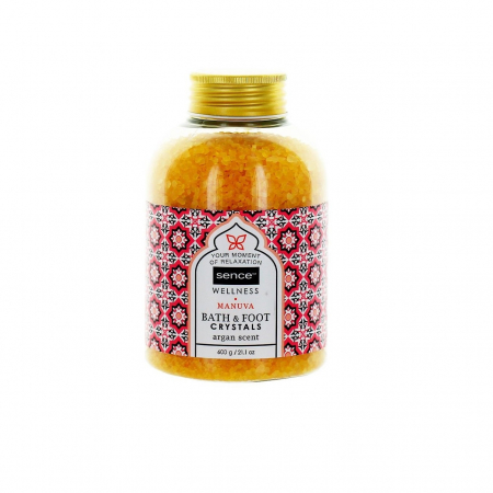 Spuma si saruri de baie - Sare de baie Sence, Manuva, aroma argan, 600g. FMD356