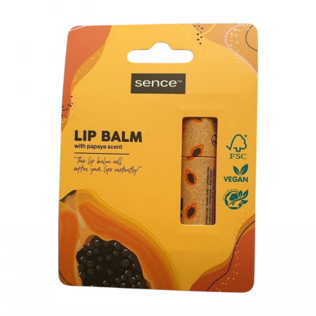 SHOP - Sence balsam de buze hidratant papaya 5, 5 g