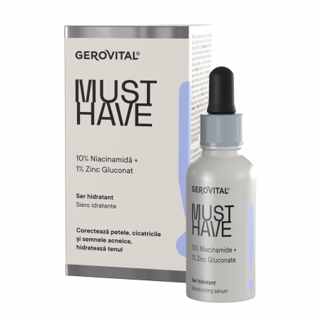 Ingrijire ten - Ser hidratant Gerovital Must Have, 30 ml