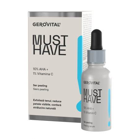 Ingrijire ten - Ser peeling Gerovital Must Have, 30 ml
