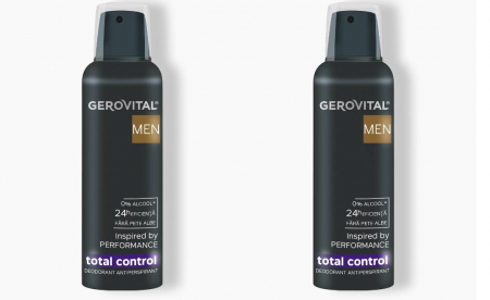 Deodorante si antiperspirante - Set 2x Deodorant Antiperspirant Gerovital Men Total Control, 150 ml