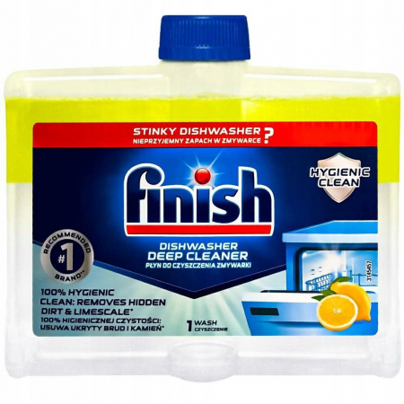 House Cleaning - Solutie de curatat masina de spalat vase, Finish, Parfum de lamaie, 250 ml