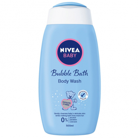 Igiena si ingrijire copii - Spuma-crema de baie Nivea Baby, 500 ml