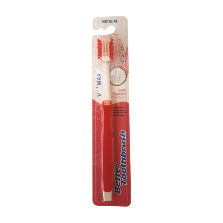 Igiena dentara - V max periuta dinti clasica medium pink