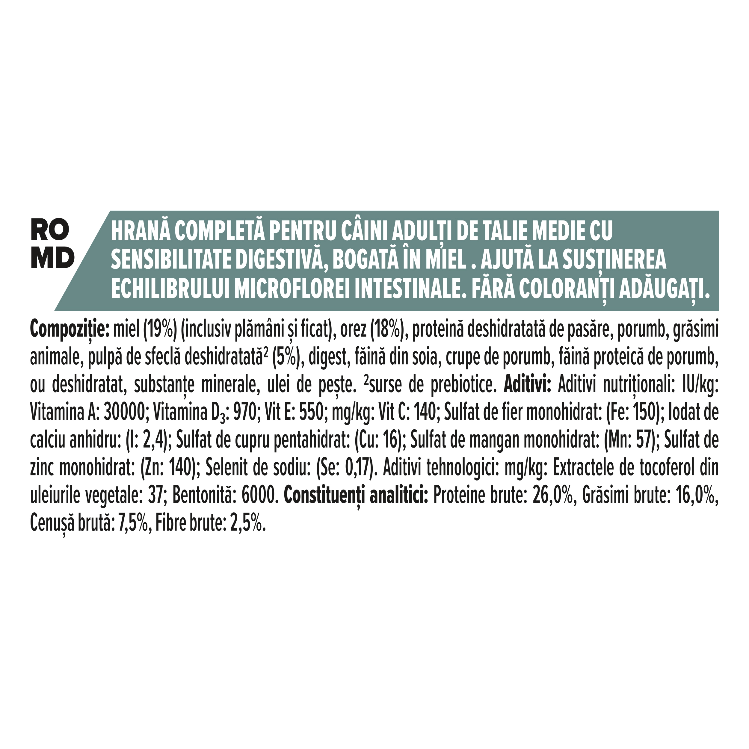 Purina Pro Plan Dog - Medium Adult - Digestion - Miel - 14 kg [3]