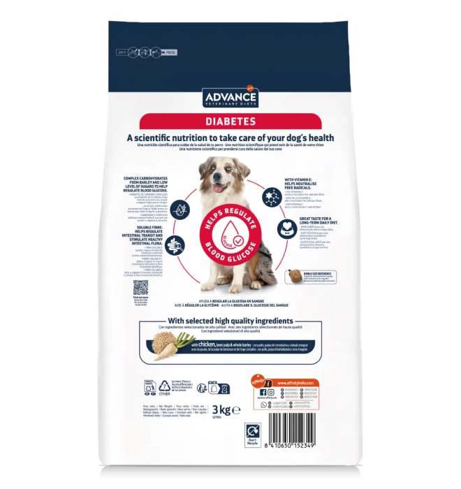 Advance Veterinary Diets Dog Diabetic - 3 kg [2]