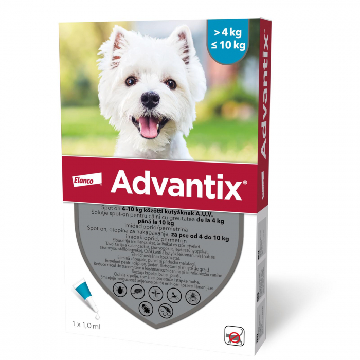 Advantix 100 (4-10kg) - o pipetă [1]