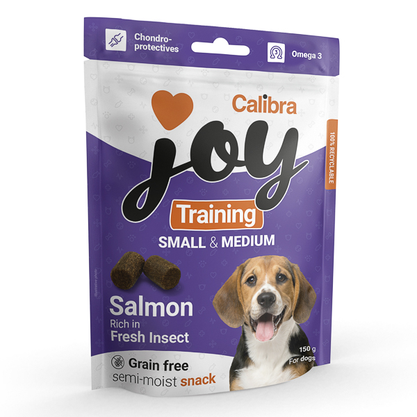 Calibra Joy Dog Training Snacks Small & Medium Salmon & Insect - 150 g [1]