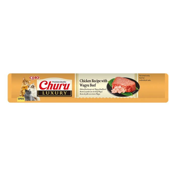 Churu Cat Luxury Chicken & Wagyu Beef - 4 x 14 g [2]