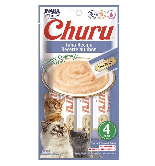 
Churu Creamy Piure Recompense pentru Pisici cu Ton - 4 x 14 g [1]
