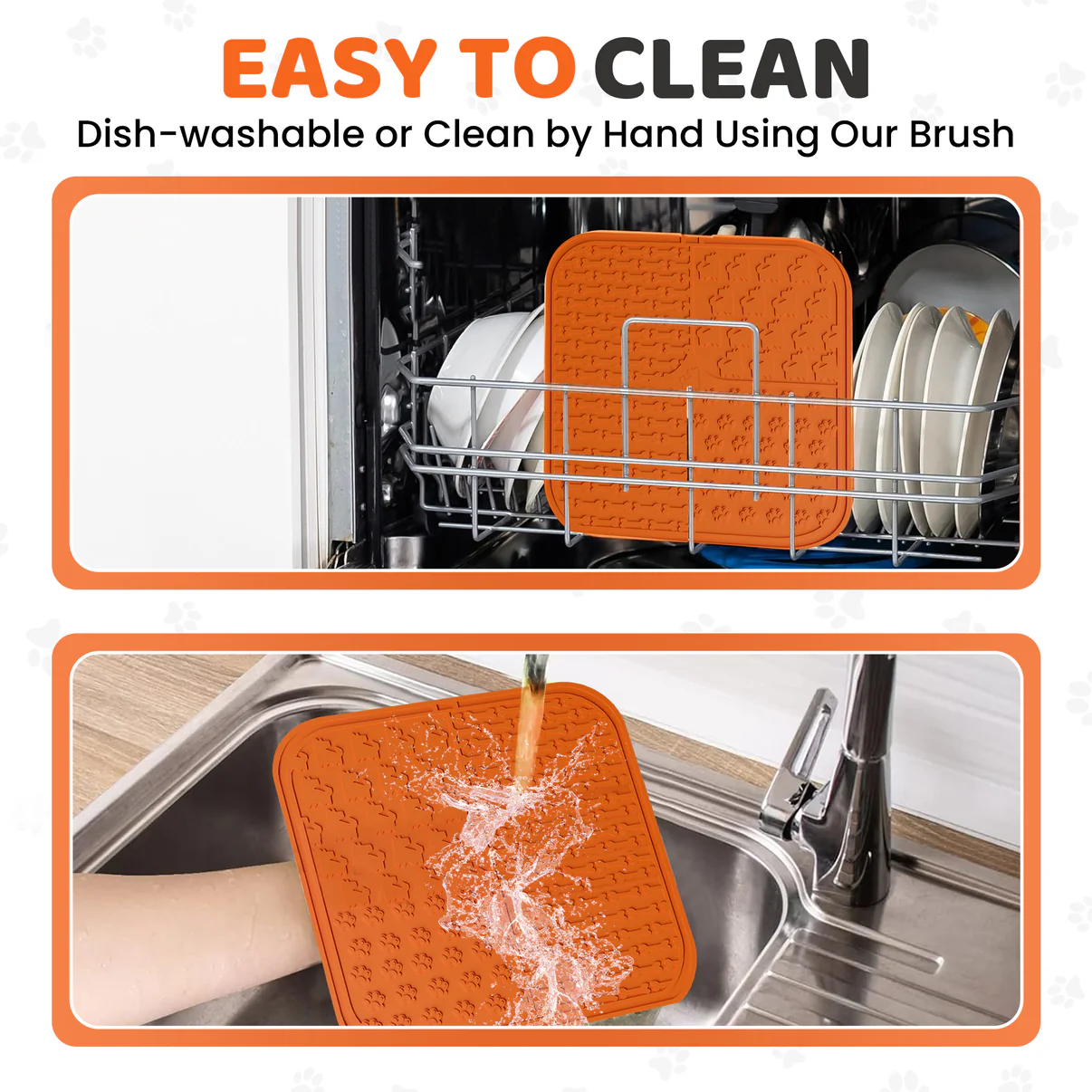 Covoraș de hrănire cu spatulă și periuță OurDogsLife [3]