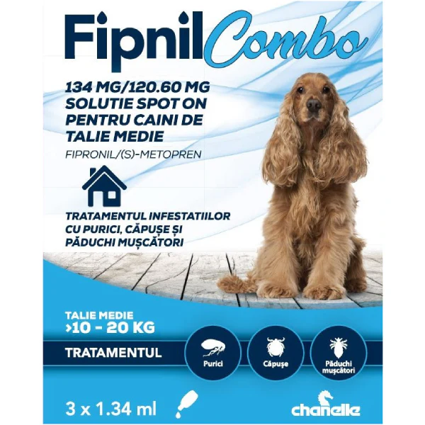 Fipnil Combo Dog M (10-20 kg) - 3 pipete [1]