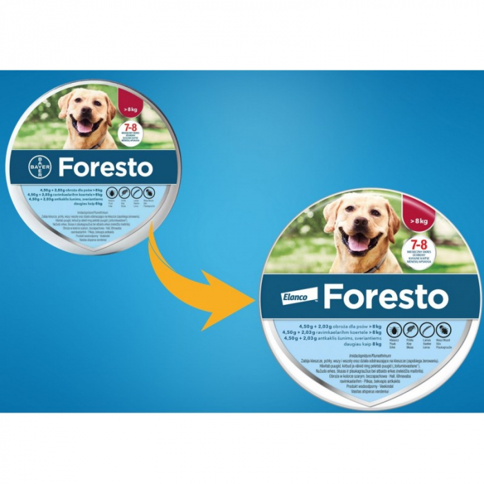 Foresto Zgardă Antiparazitară pentru câini peste 8 kg – 70 cm [2]