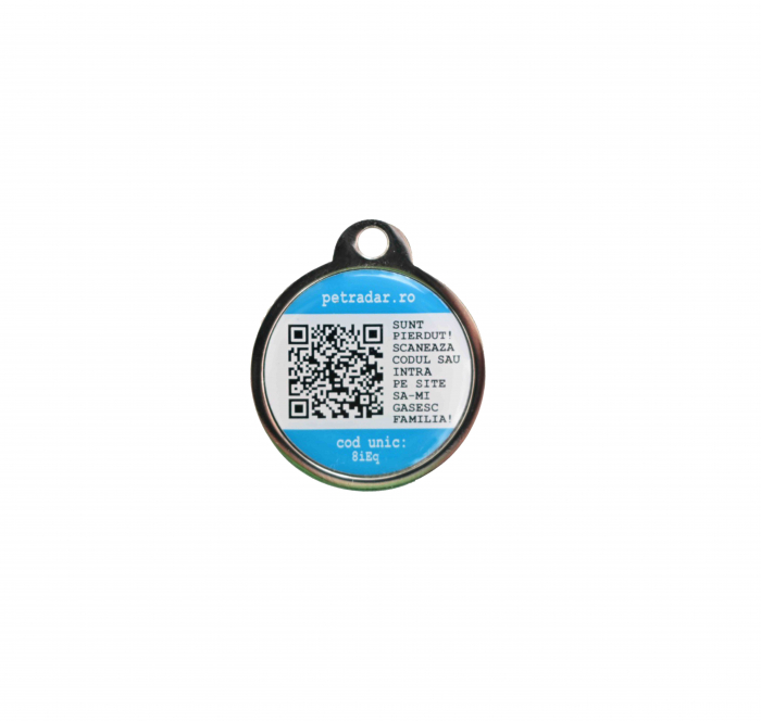 Medalion petradar cu cod QR, profil online și alerte GPS [3]