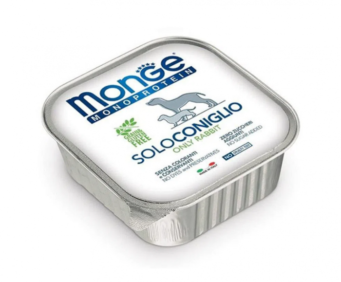MONGE DOG IEPURE hrană umedă monoproteică - 150 g [2]