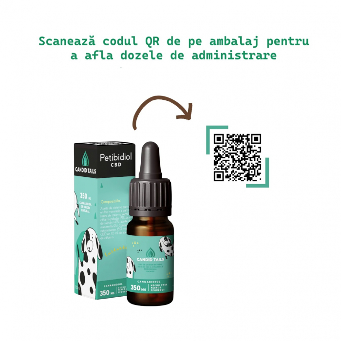 Petibidiol Oil 350 mg (3.5%) for Small Dogs - 10 ml [6]