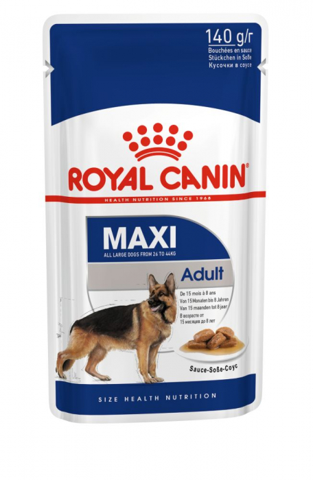 Royal Canin Maxi Adult Dog - în sos - 140 g [1]