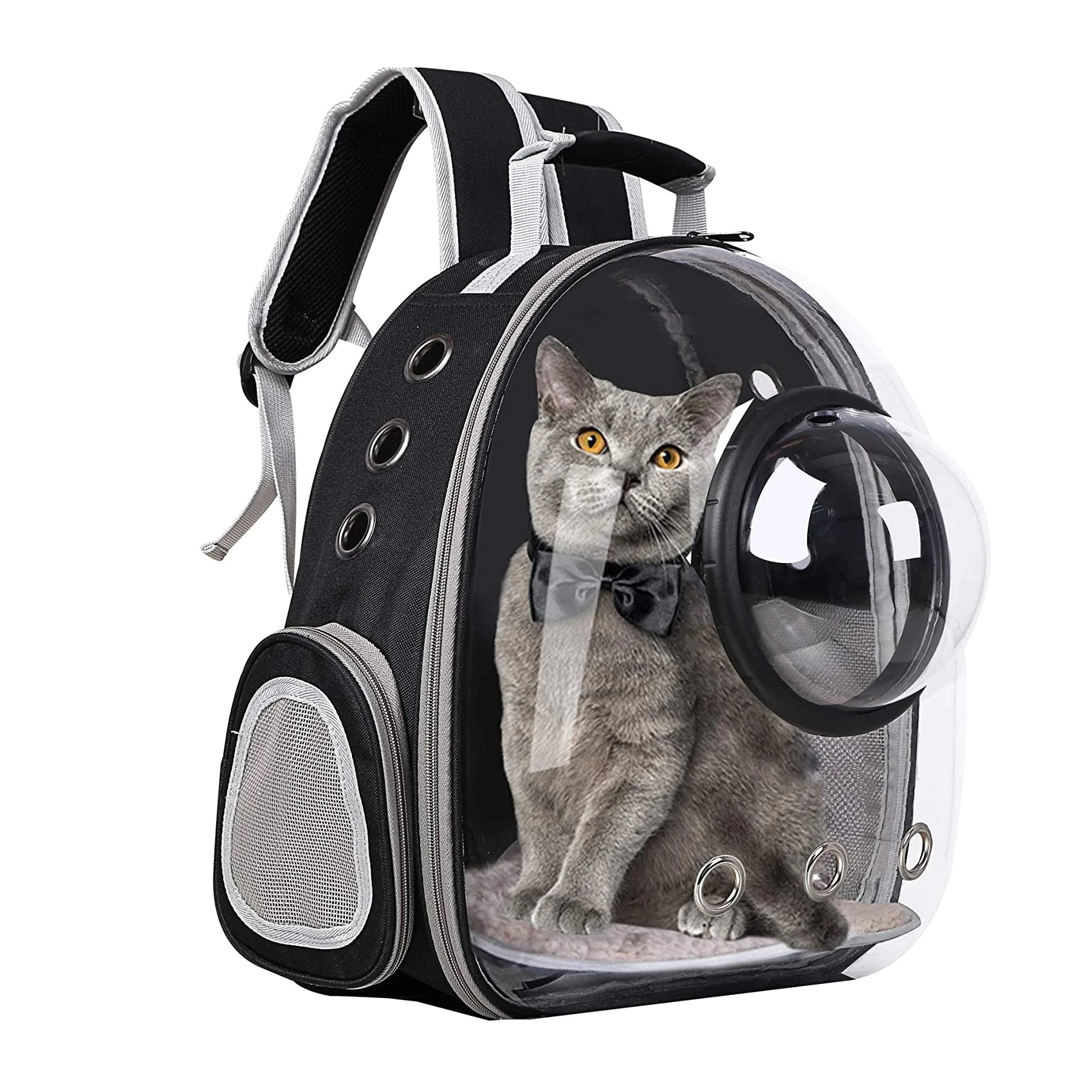 Rucsac transport animale de companie cu hublou - negru [4]