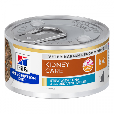 Hrană / Diete Pisici - Hill's PD Feline K/D Tuna and Vegetables Stew 82 g