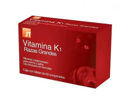 Farmacie Pisici - JT Vitamina K1 Large Breed – 60 tablete