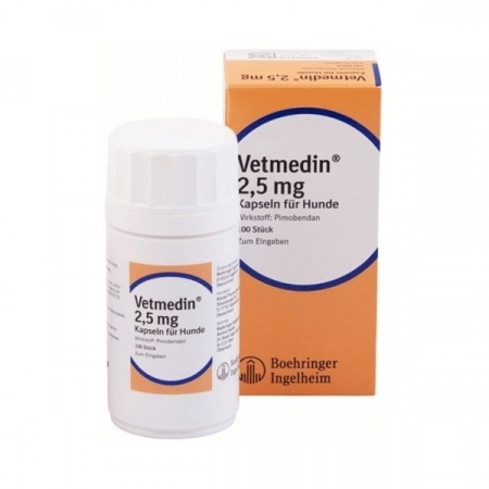 Afecțiuni Cardiace - Vetmedin 2.5 mg – 100 capsule