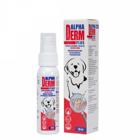 Afecțiuni Dermatologice - Alphaderm Plus Spray - 30 ml
