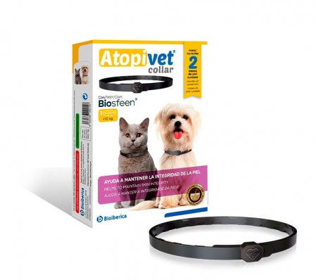 Afecțiuni Dermatologice - Atopivet Collar pentru pisici și câini de talie mică - 35 cm