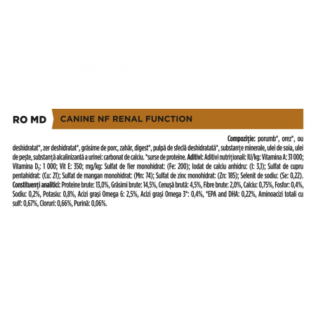 Purina Pro Plan Veterinary Diets Dog NF Renal Function – 3 kg [1]