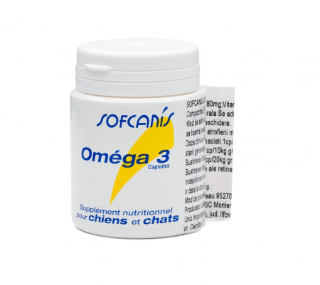Afecțiuni Dermatologice - Sofcanis Omega 3 – 50 capsule