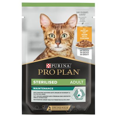 Hrană Umedă Pisici - Purina Pro Plan Sterilised Cat - Maintenance - Pui – plic 85g