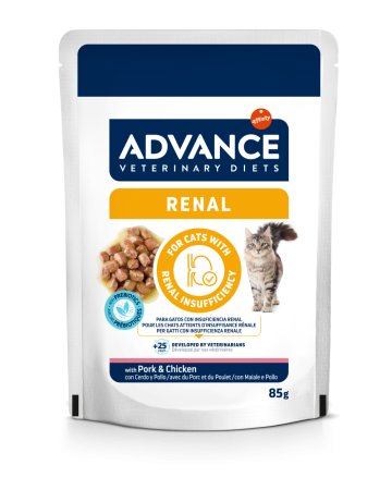 Hrană / Diete Pisici - Advance Veterinary Diets Cat Insuficiență Renală - plic 85 g