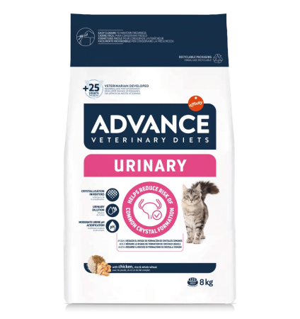 Hrană / Diete Pisici - Advance Veterinary Diets Cat Urinary – 8 kg