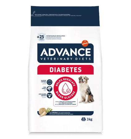 Hrană / Diete Câini - Advance Veterinary Diets Dog Diabetic - 3 kg