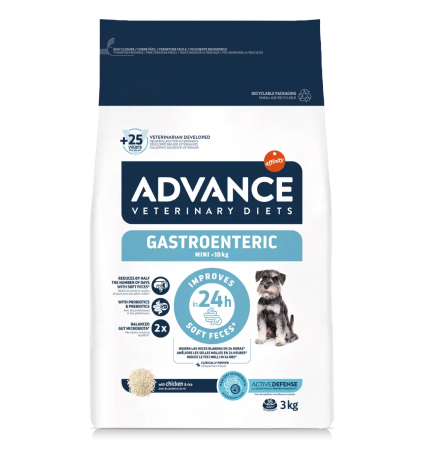 Hrană / Diete Câini - Advance Veterinary Diets Dog Gastroenteric Mini - 3 kg