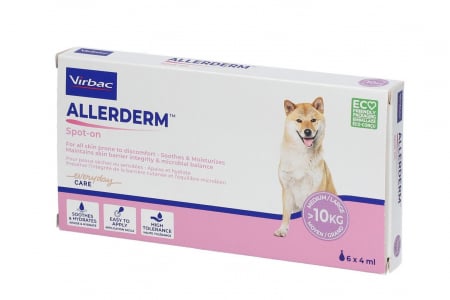 Afecțiuni Dermatologice - Allerderm Spot On 4 ml (peste 10 kg) - 6 pipete