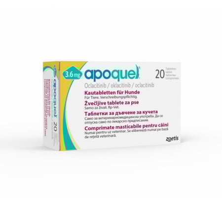 Câini - Apoquel Chew 3.6 mg – 20 comprimate