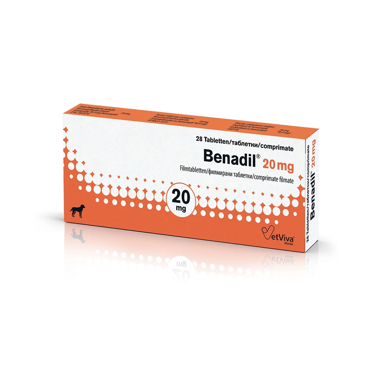 Farmacie Câini - Benadil 20 mg - 28 comprimate