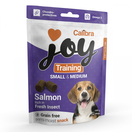 Câini - Calibra Joy Dog Training Snacks Small & Medium Salmon & Insect - 150 g