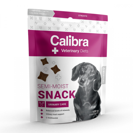 Câini - Calibra VD Dog Semi-Moist Snack Urinary Care - 120 g