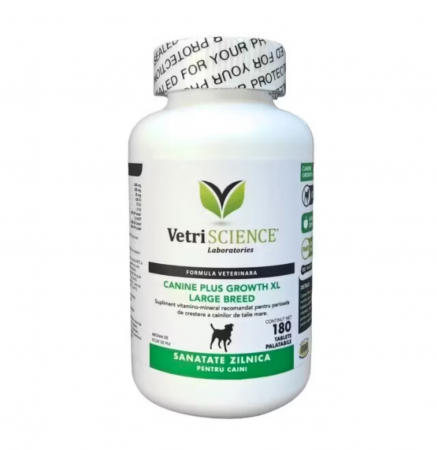 Suplimente și Vitamine - Canine Plus Growth XL Large Breed Ca/P 2 - 180 tablete