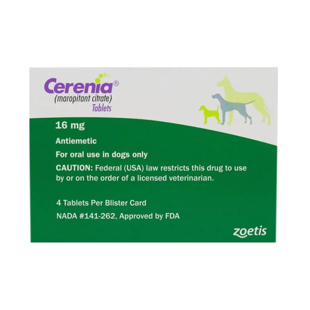 Afecțiuni Digestive - Cerenia 16 mg - 4 comprimate