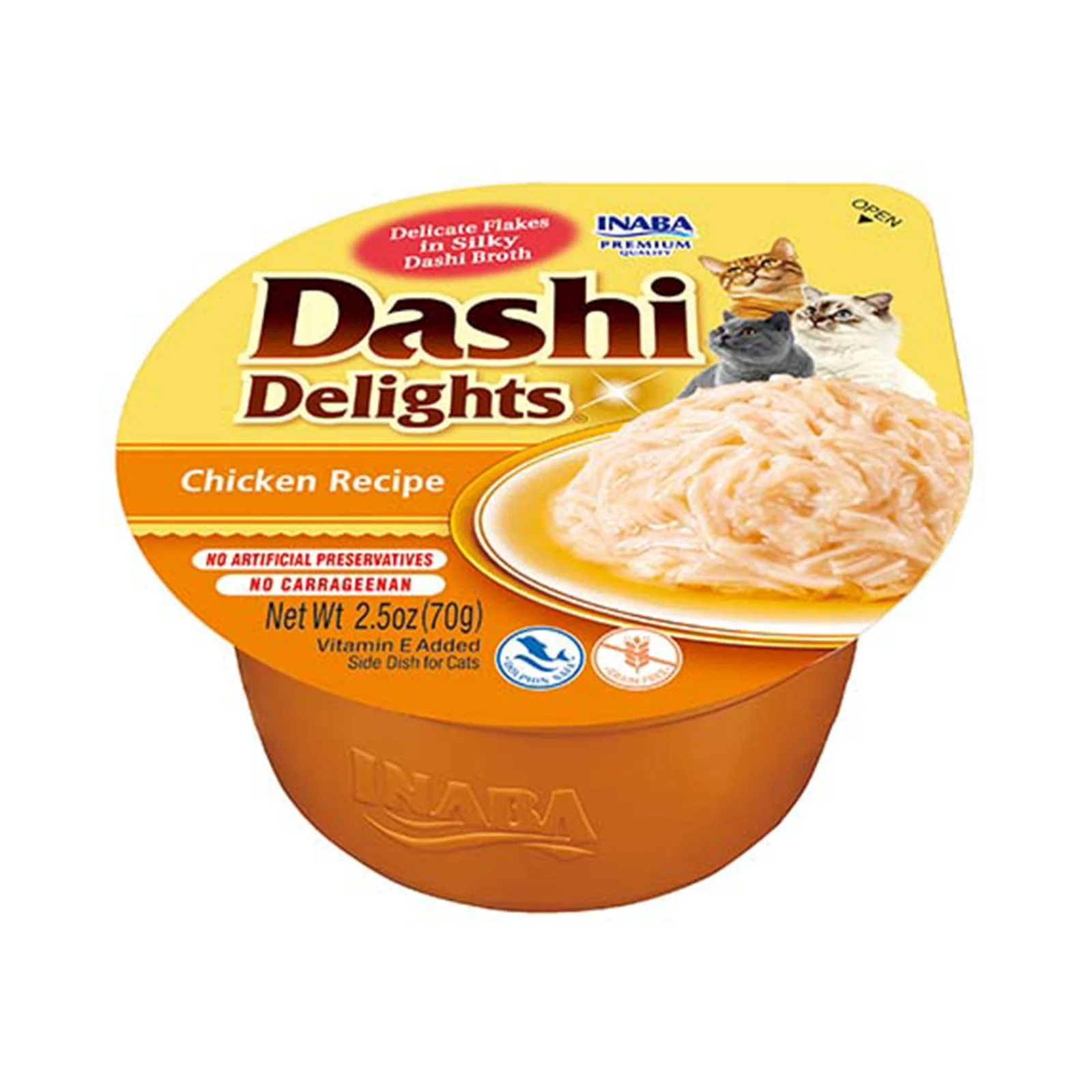Hrană Umedă Pisici - Churu Dashi Delights Hrană Umedă pentru Pisici cu Pui – Conservă 70 g