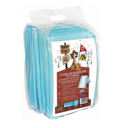 Igienă și Îngrijire Pisici - Covorașe absorbante - Pet Pad - Barry King 60 x 90 cm - 10 buc