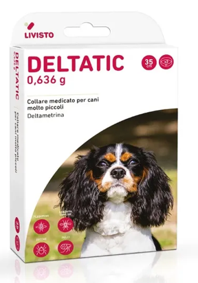 Câini - Deltatic 35 cm - zgarda antiparazitara