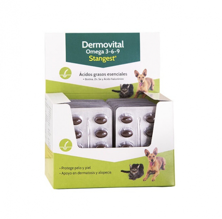 Câini - Dermovital Omega 3-6-9 - blister 10 capsule